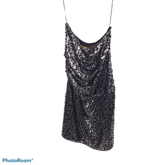 Alice + Olivia Sasha sequin strapless dress - Picture 6 of 9